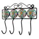 Multicolor Ceramic Flower Tile Hook Online